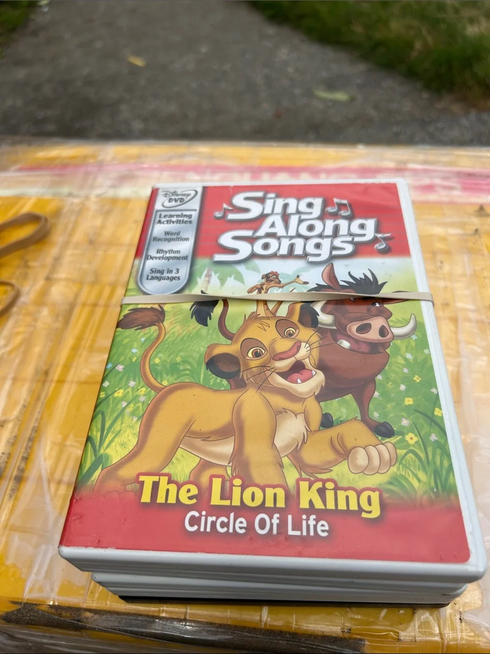 Disney Sing Along Songs lot of 5 DVDs The Lion King - Circle of Life (Red)